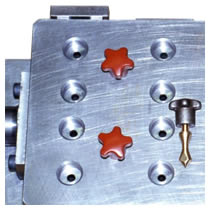 Gravity Rotation Mould for lead battery terminals for Armoured Fighting Vehicles.